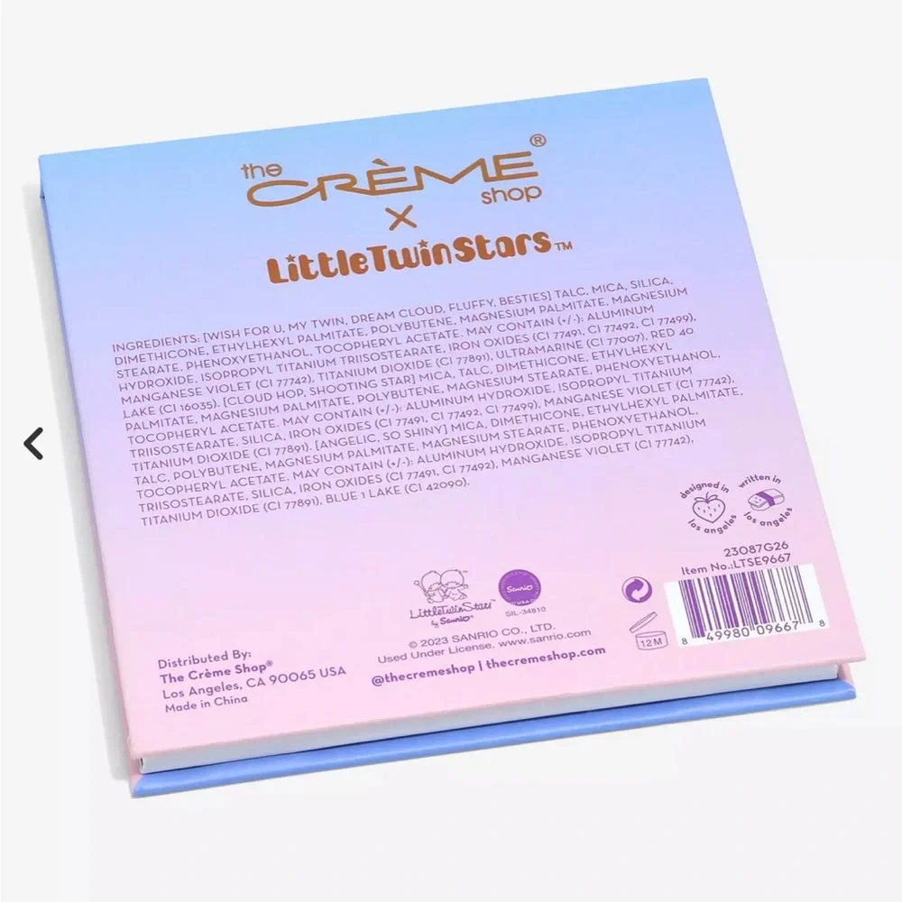 The Crème Shop x Little Twin Stars Dream Cloud Eyeshadow Palette